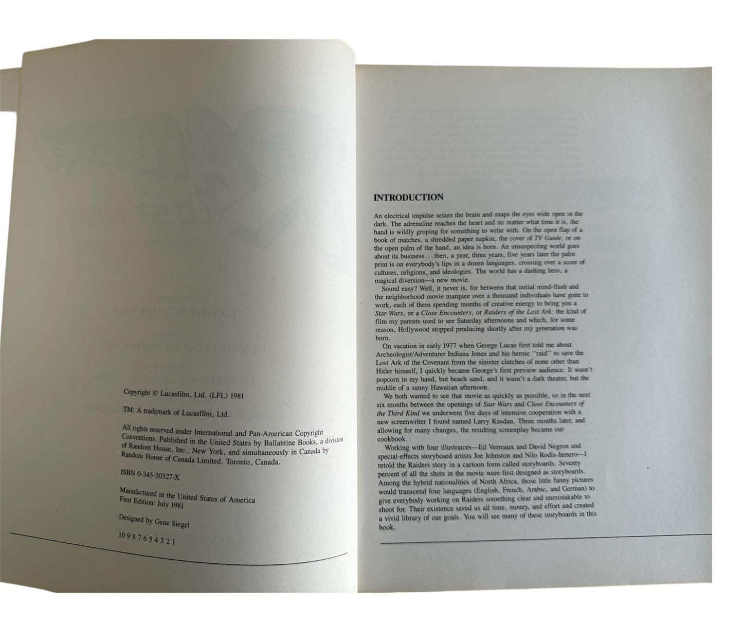 Raiders of the Lost Ark: The Illustrated Screenplay
