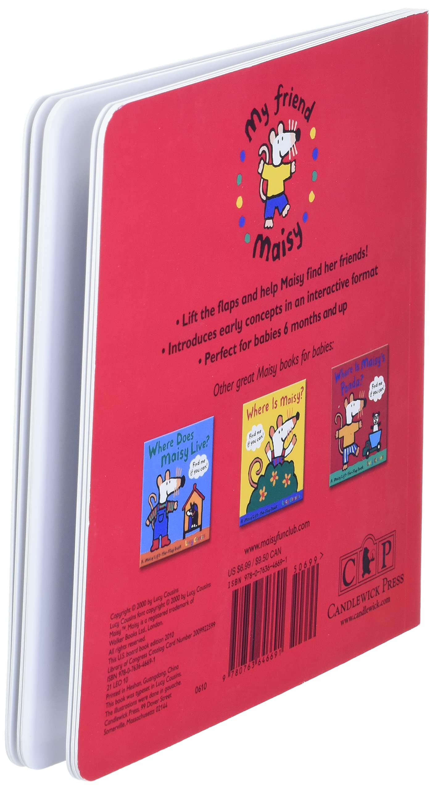 Where Are Maisy's Friends?: A Maisy Lift-the-Flap Book (A Hide-and-Seek with Maisy the Mouse - Interactive Board Book for Toddlers and Kids Ages 2-5)