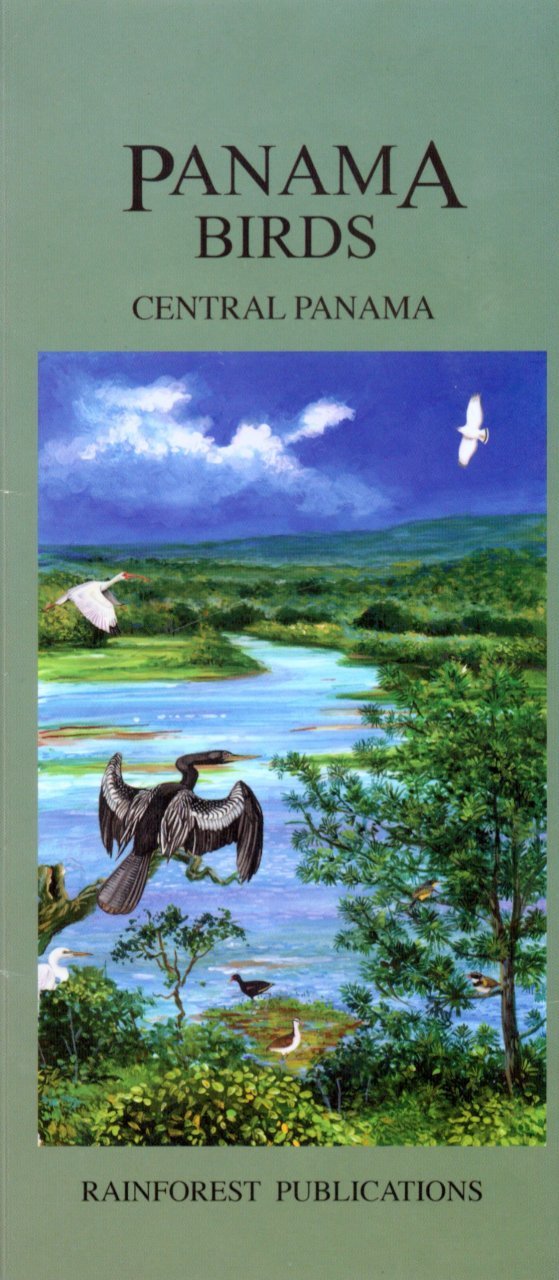 Central Panama Bird Guide (Laminated Foldout Pocket Field Guide) (English and Spanish Edition)