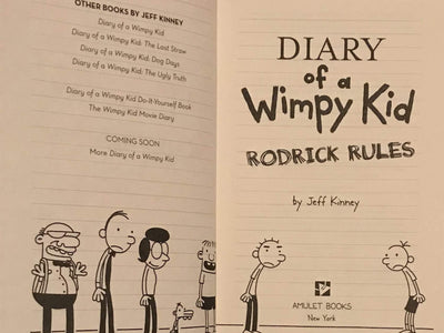 Diary of a Wimpy Kid Rodrick Rules by Kinney, Jeff