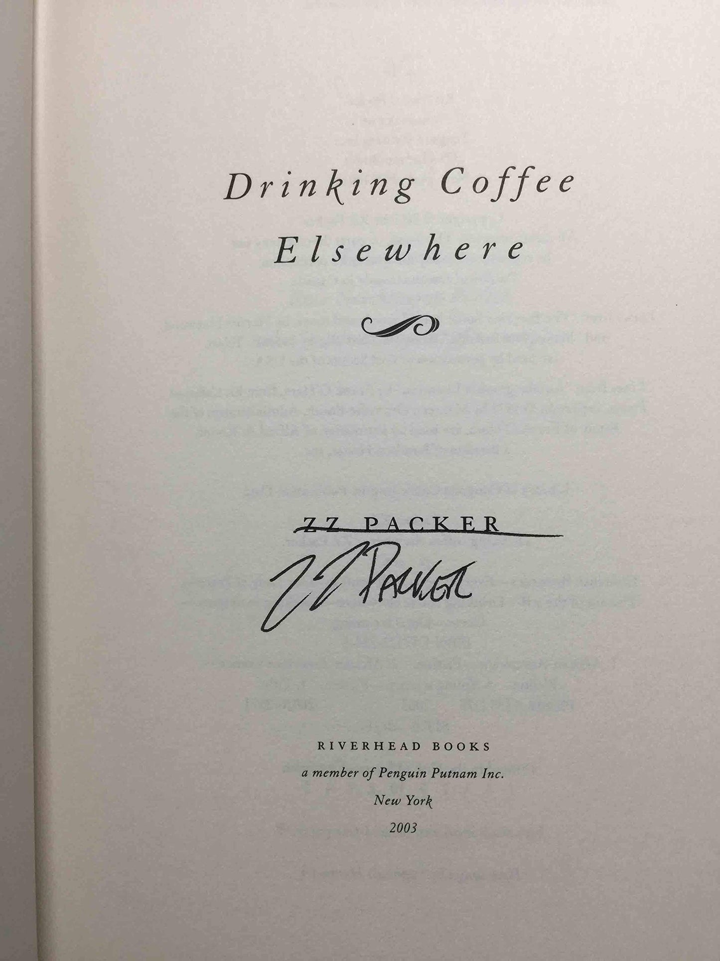 Drinking Coffee Elsewhere