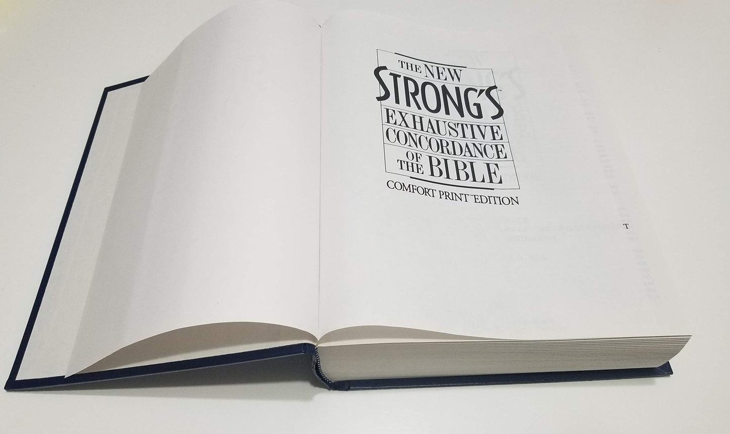The New Strong's Exhaustive Concordance Of The Bible Comfort Print Edition