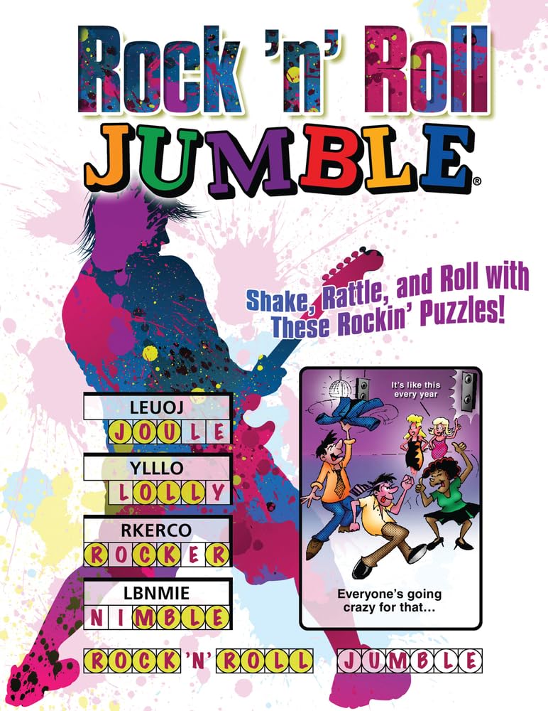 Rock 'n' Roll Jumble: Shake, Rattle, and Roll with These Rockin' Puzzles! (Jumbles)