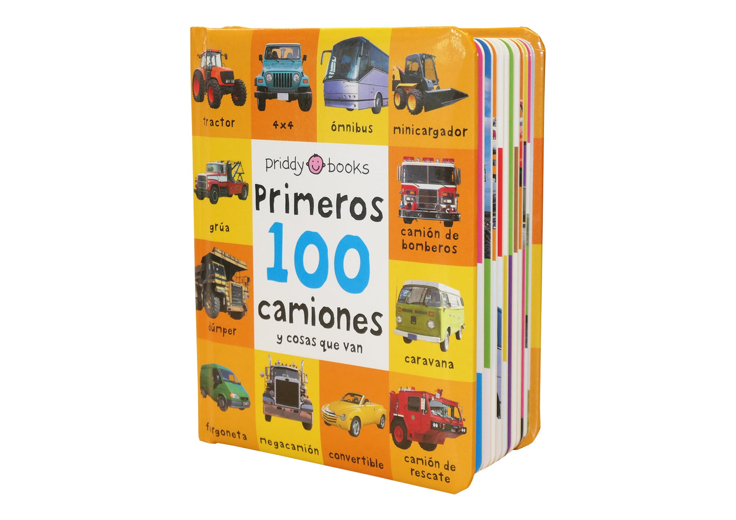 Primeros 100 camiones y cosas que van: A padded book-perfect for little hands to hold (First 100)