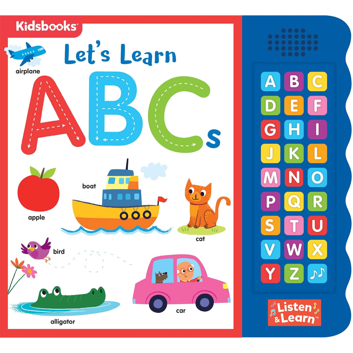 Lets Learn ABCs - Interactive Toddler Sound Book with 27 But