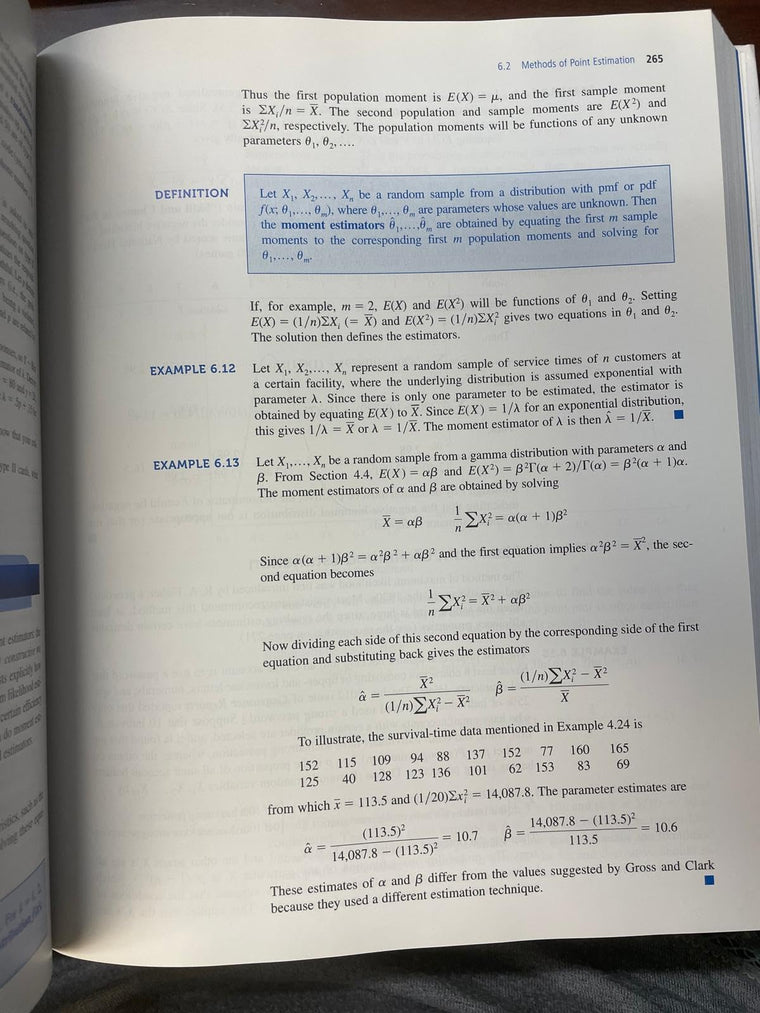 Probability and Statistics for Engineering and the Sciences — back cover