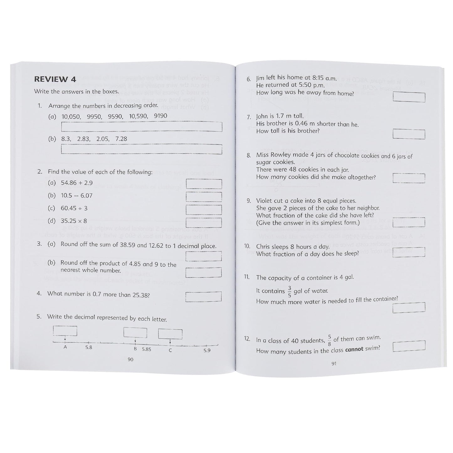 Primary Mathematics 4B Workbook (U.S. Edition)