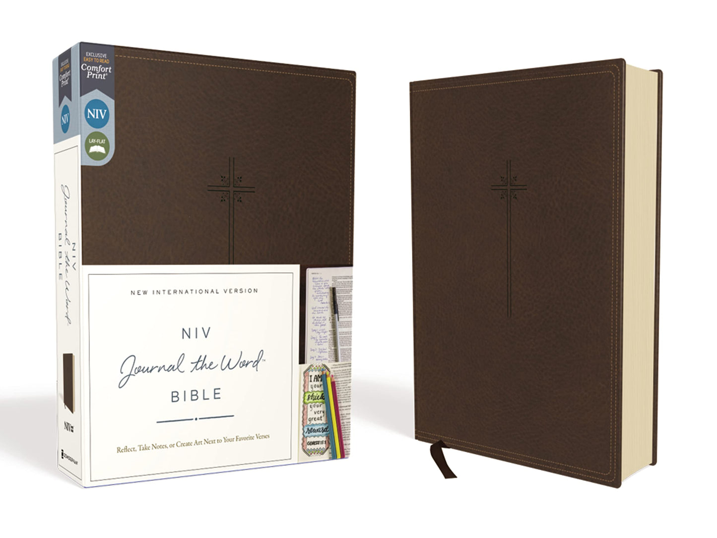 NIV, Journal the Word Bible (Perfect for Note-Taking), Leath