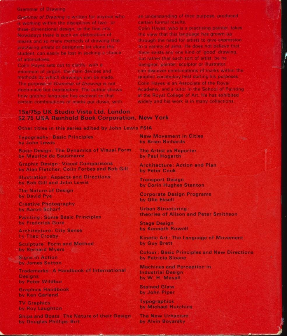 Grammar of Drawing for Artists and Designers (Studio Vista)