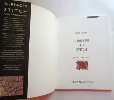 Surfaces for Stitch: Plastics, Films & Fabric