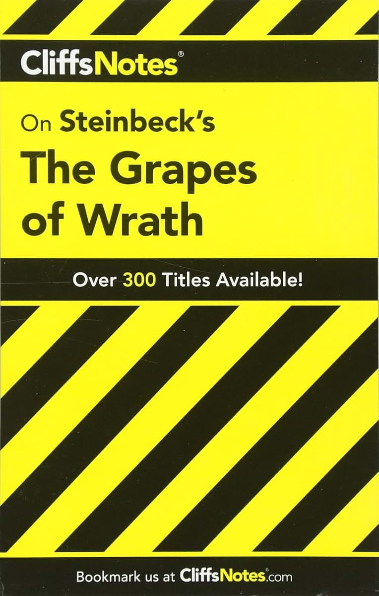CliffsNotes on Steinbeck's The Grapes of Wrath (Cliffsnotes Literature Guides)