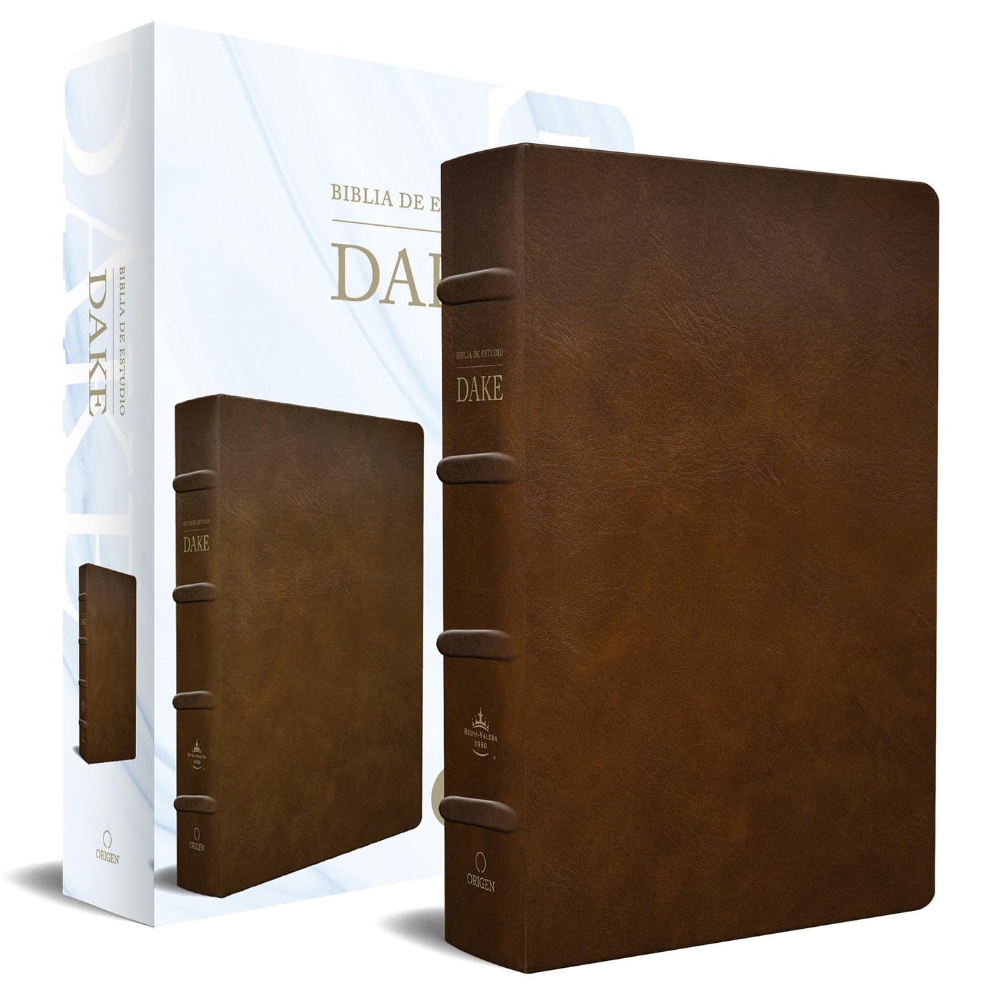 RVR 1960 Biblia de estudio Dake, tamao grande, piel marrn / Spanish RVR 1960 Dake Study Bible, Large Size, Brown Leather (Spanish Edition)
