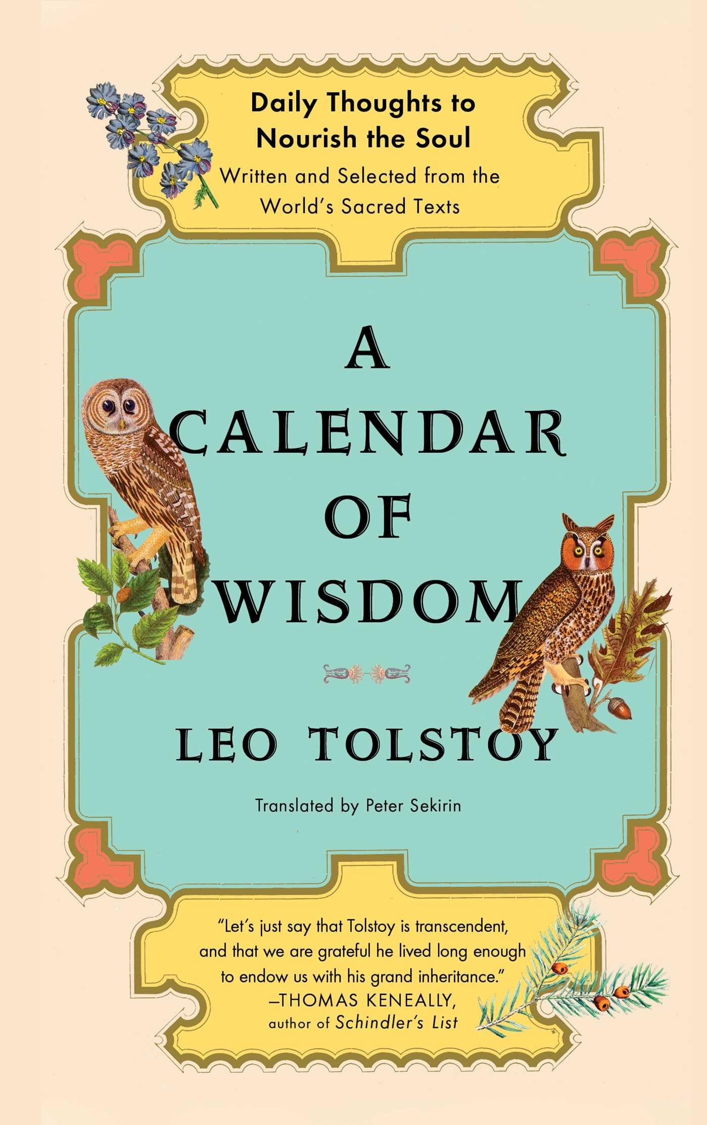 A Calendar of Wisdom: Daily Thoughts to Nourish the Soul