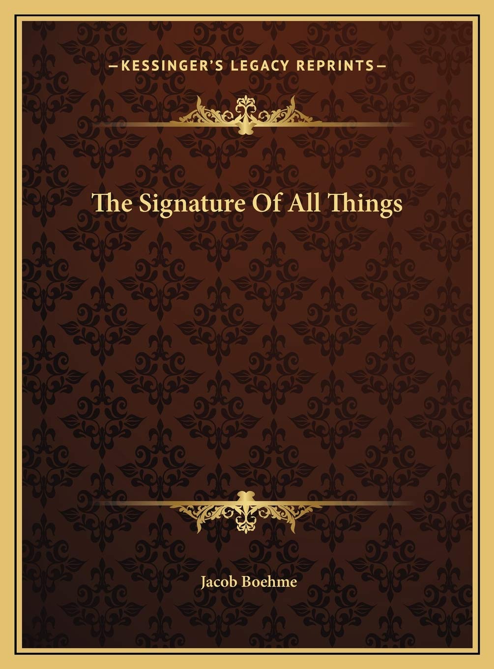 The Signature Of All Things
