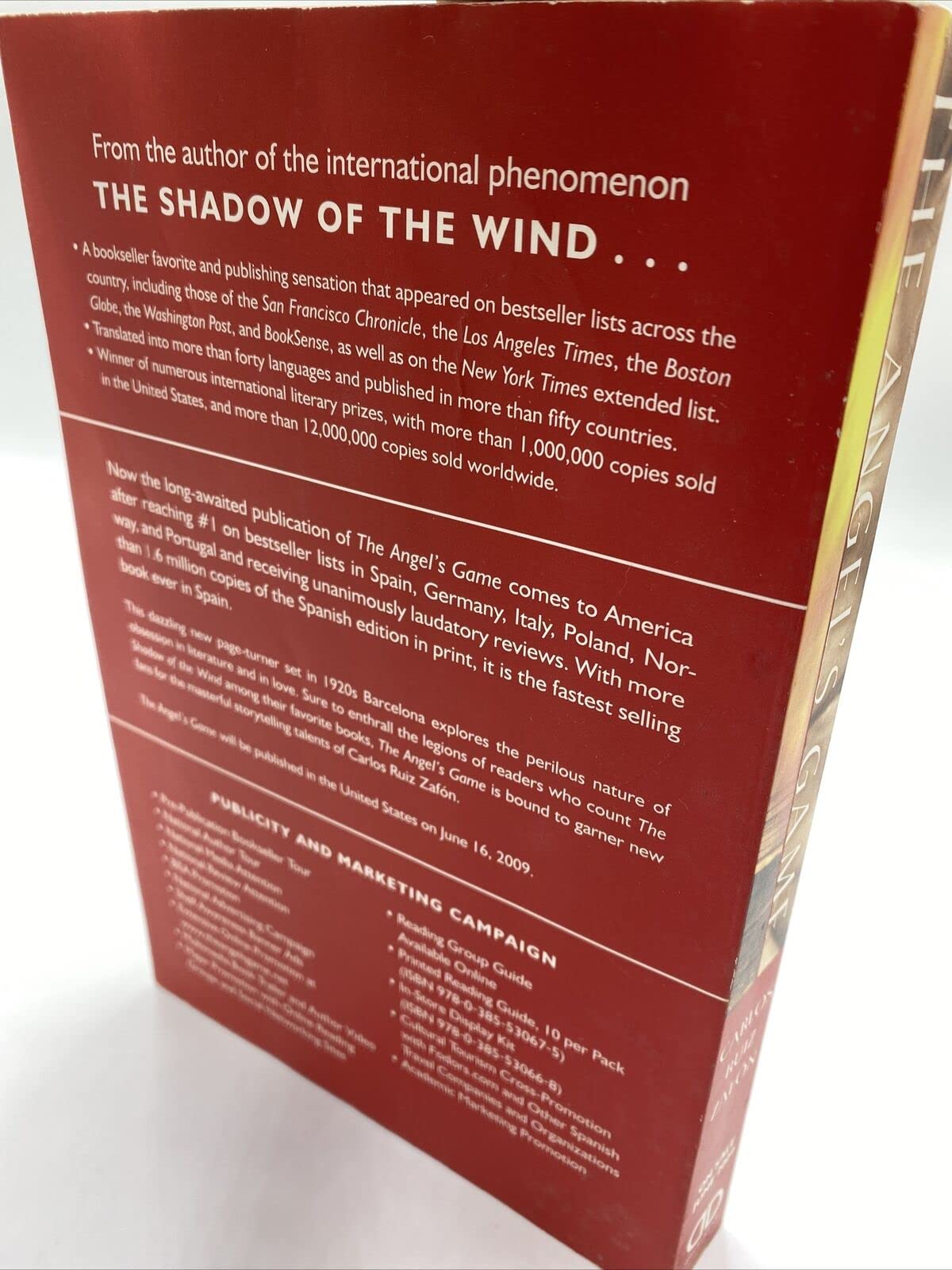 The Angel's Game by Carlos Ruiz Zafón