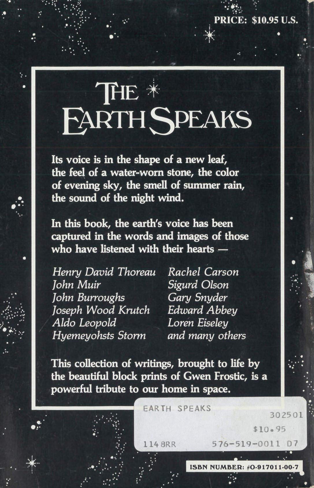 The Earth Speaks: An Acclimatization Journal