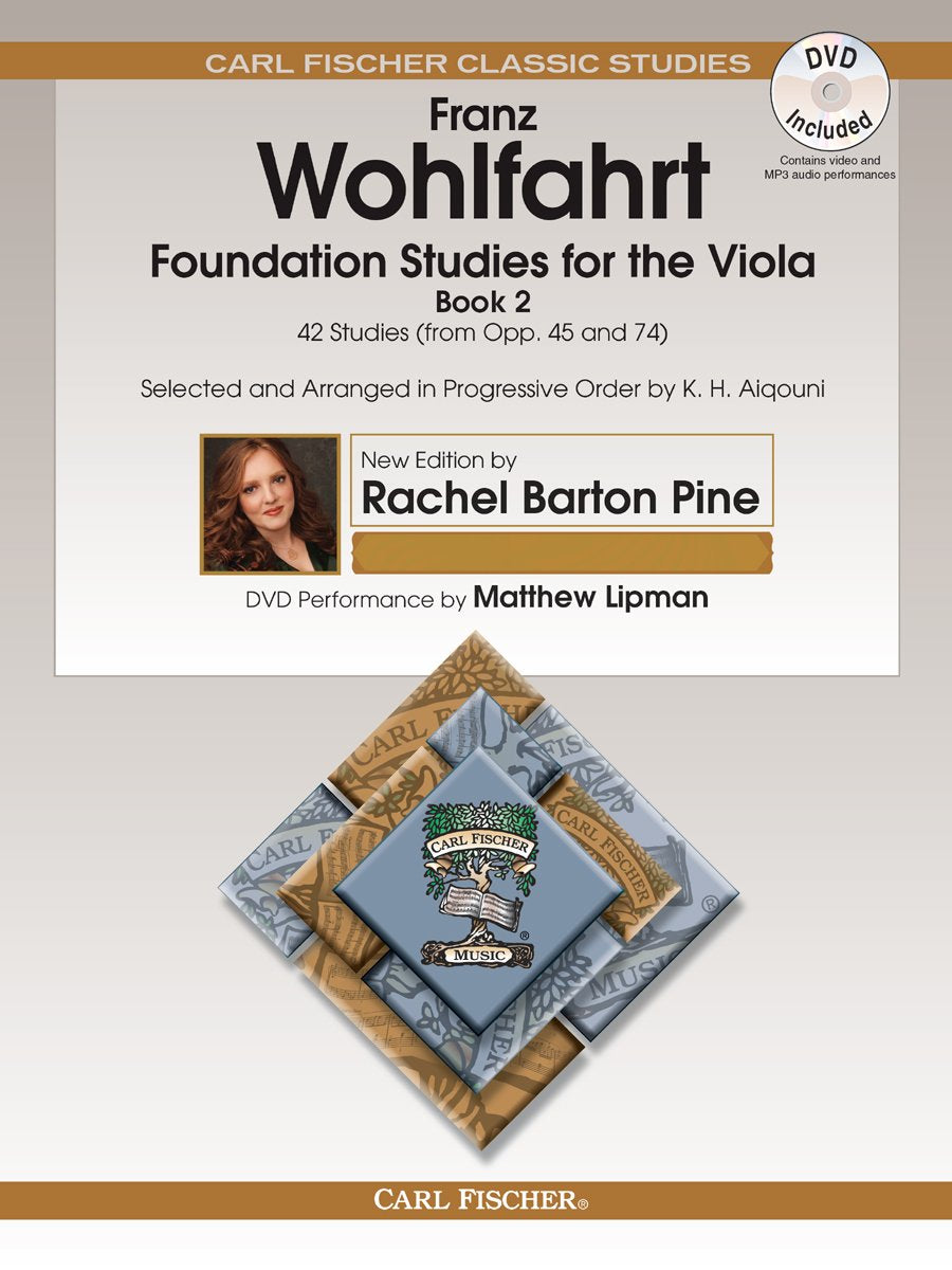 O2660X - Foundation Studies for the Viola - Book 2 - 42 Studies (Op. 45 & 74) Book & DVD