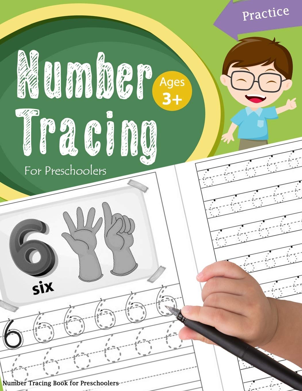 Number Tracing Book for Preschoolers: Number tracing books for kids ages 3-5,Number tracing workbook,Number Writing Practice Book,Number Tracing Book. Learning the easy Maths for kids