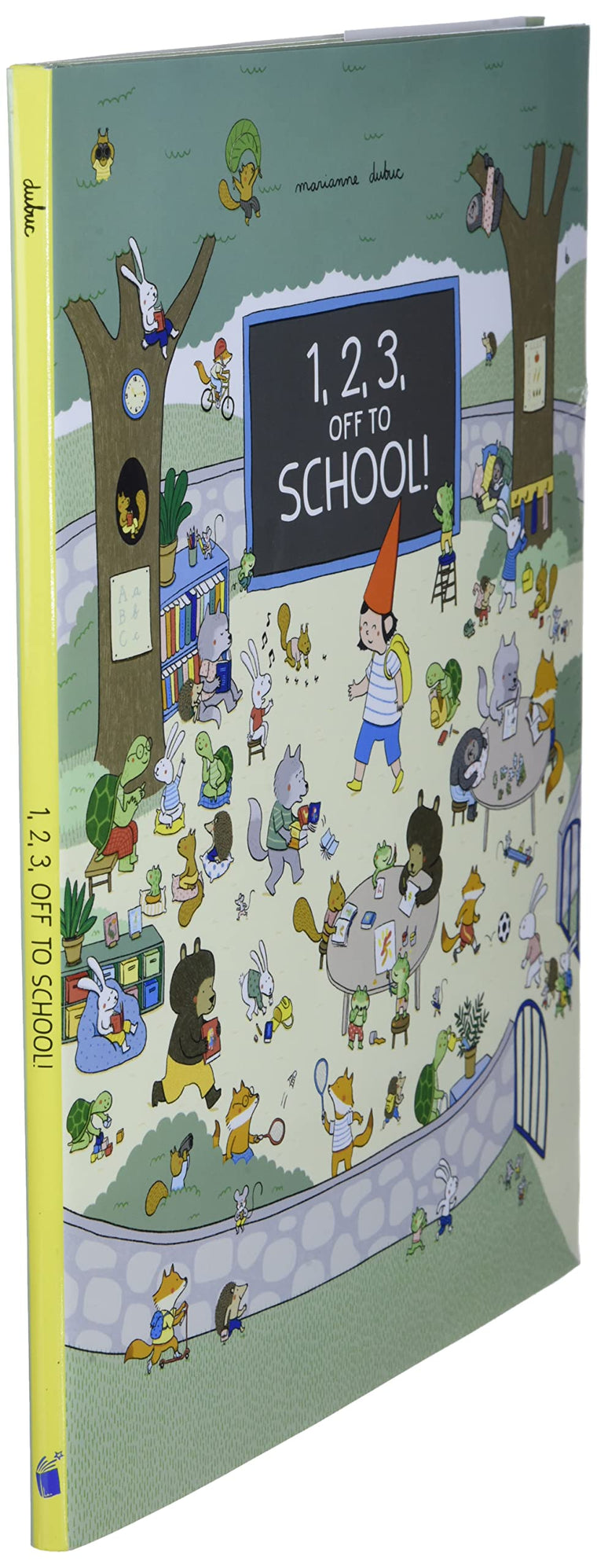 1, 2, 3, Off to School! — back cover