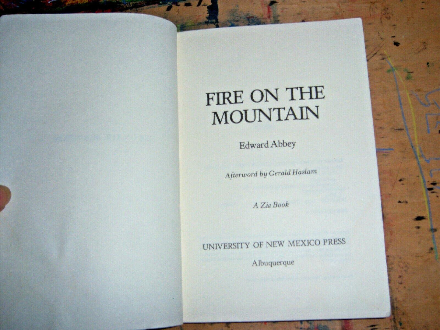Fire on the Mountain by Abbey, Edward