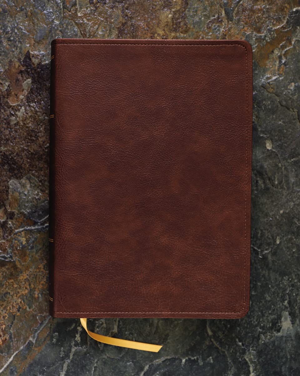 NKJV, Thompson Chain-Reference Bible, Leathersoft, Brown, Red Letter