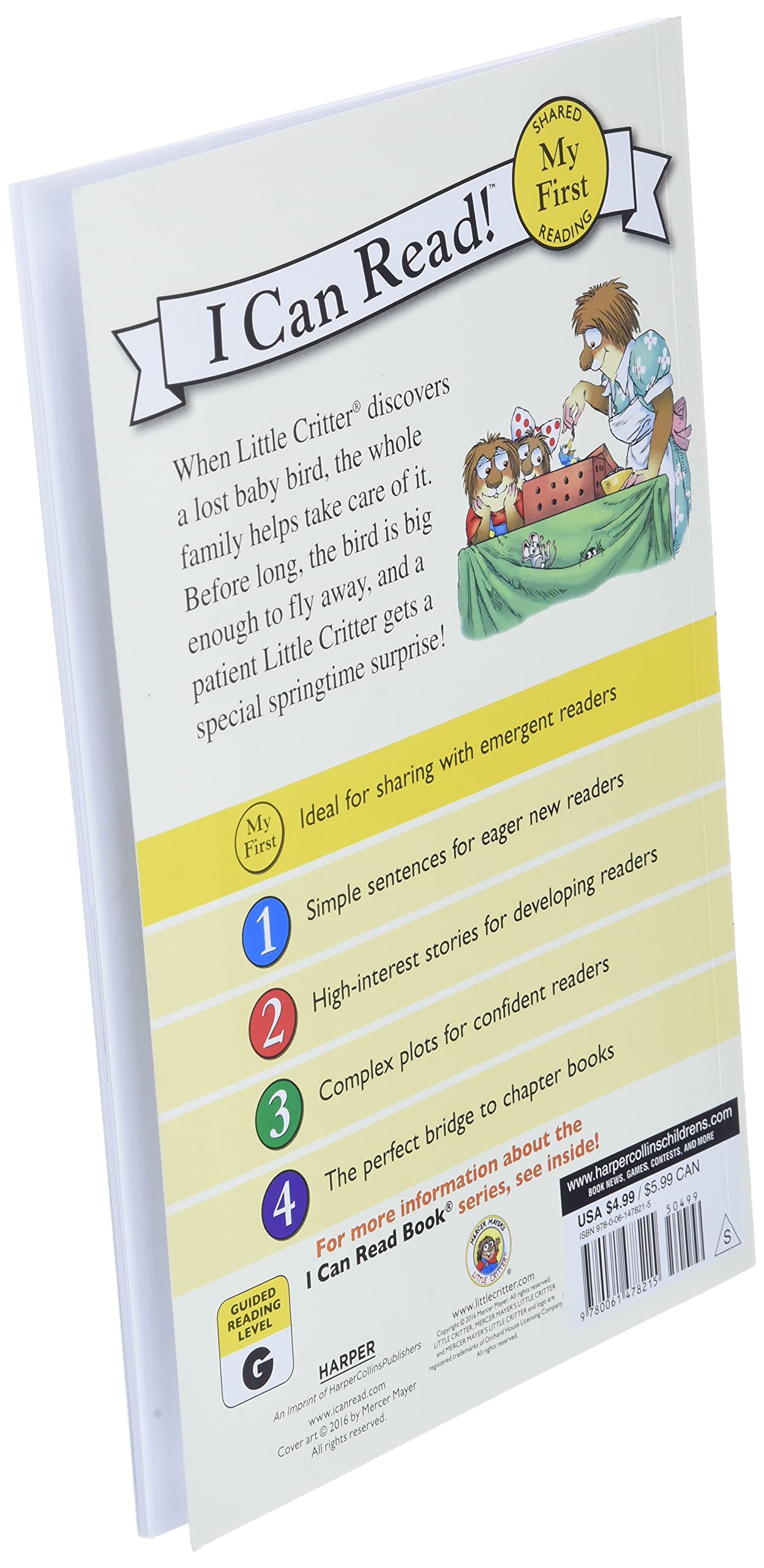 Little Critter: Just a Baby Bird: A Classic Springtime Picture Book About Love and Patience for Kids (Ages 4-8) (My First I Can Read)