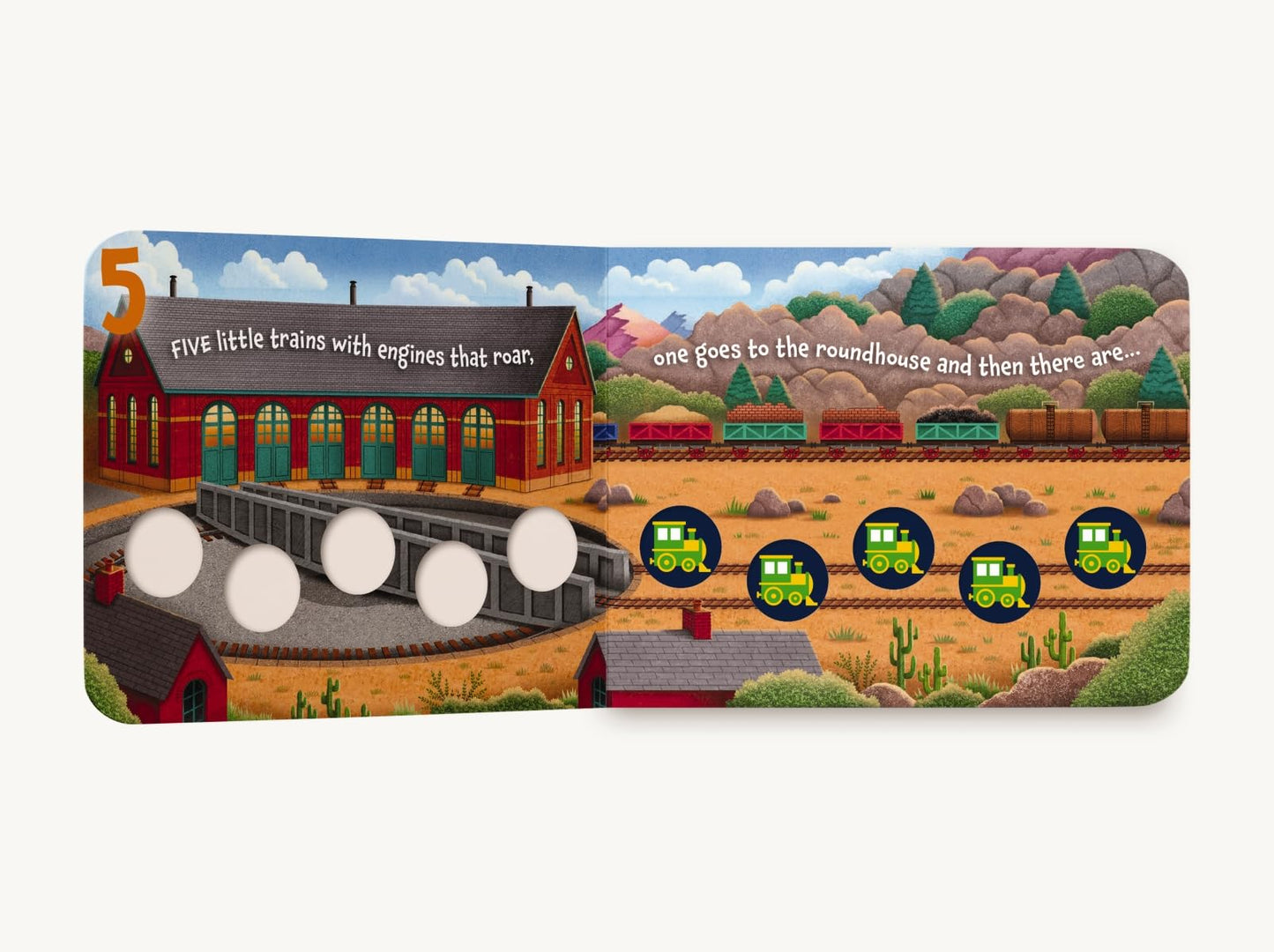 Ten Little Trains: A Counting Storybook (Magical Counting Storybooks)