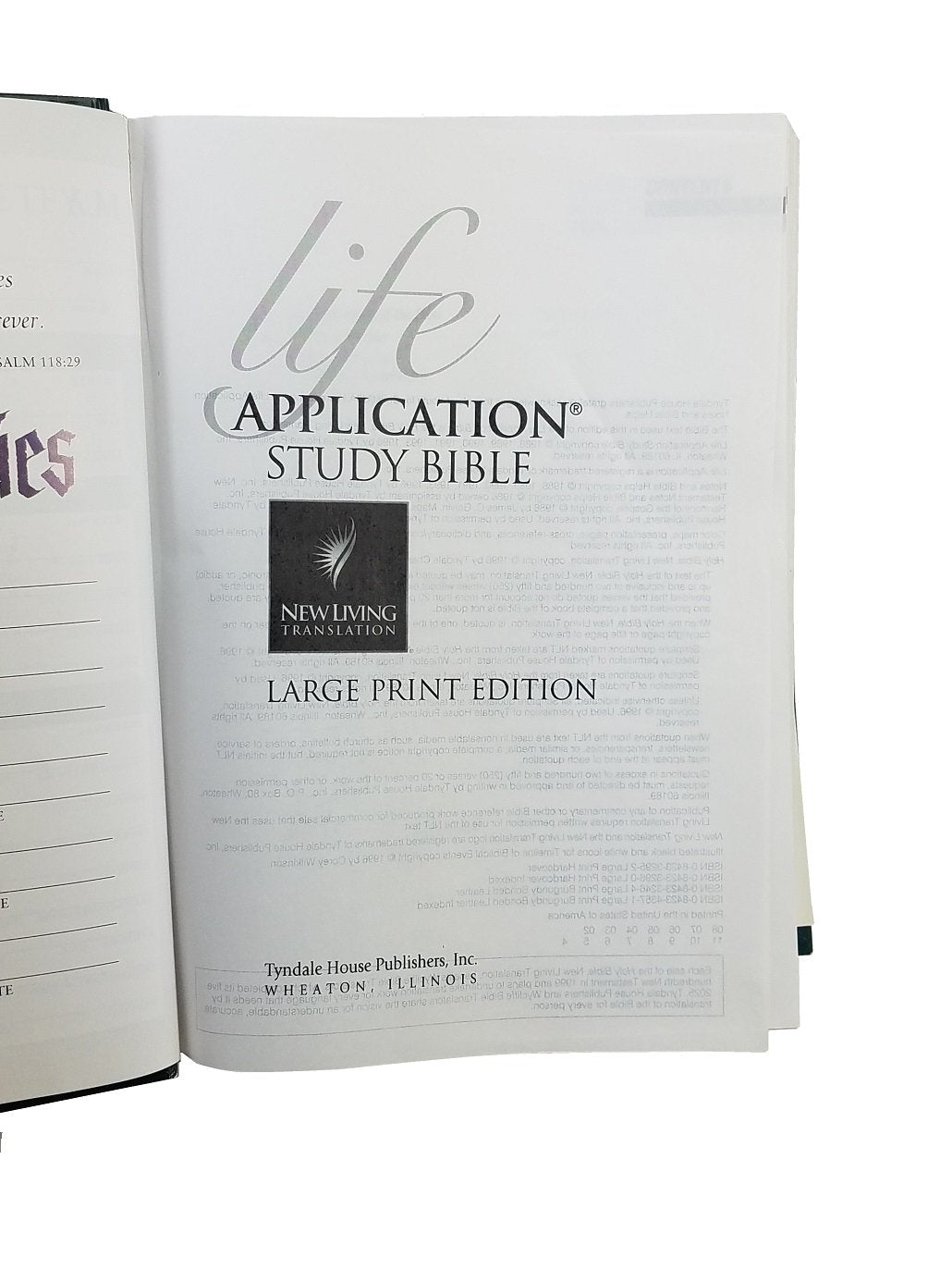 Life Application Study Bible Large Print: NLT1 (New Living Translation)