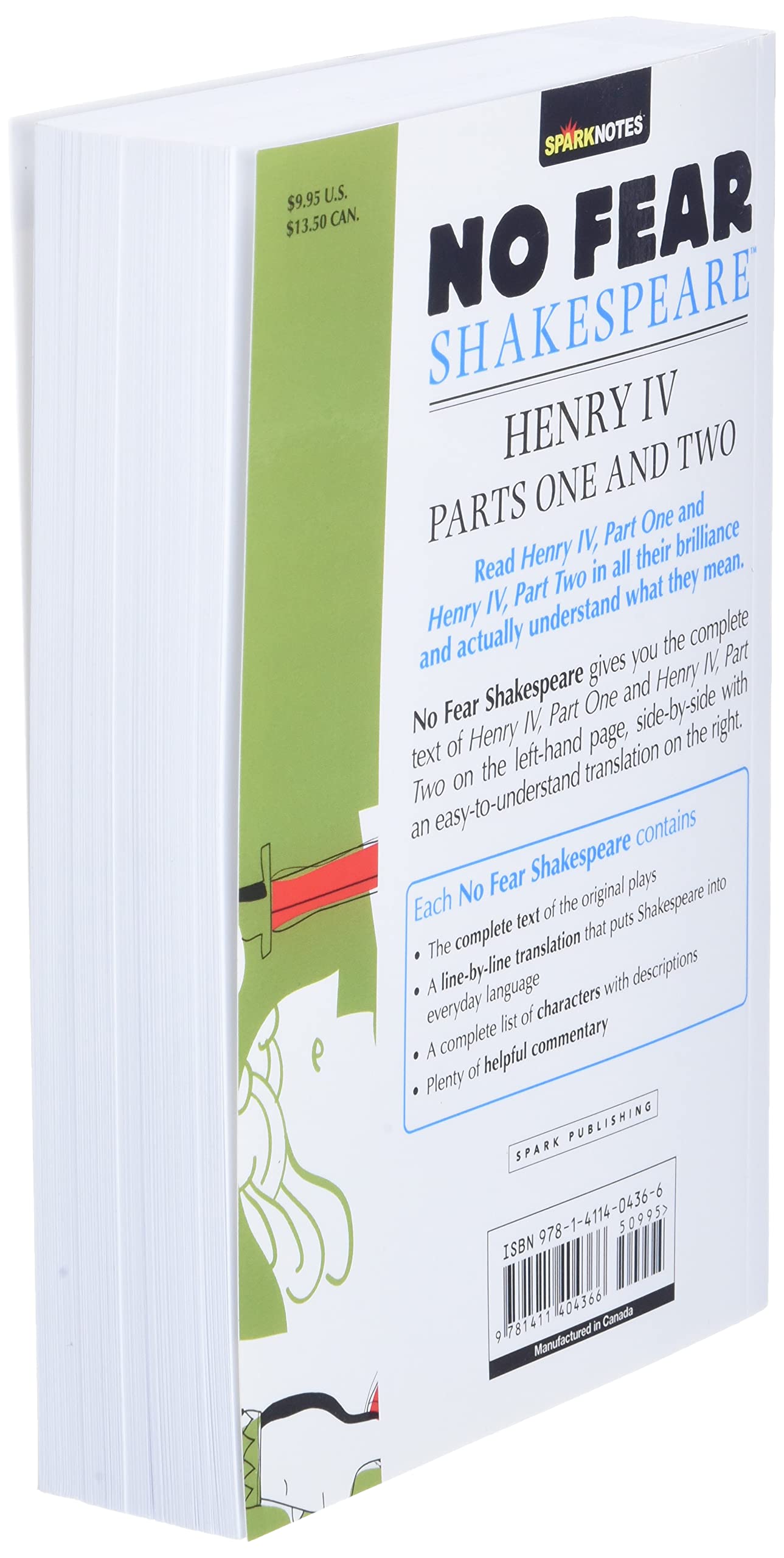 Henry IV , Parts One and Two(No Fear Shakespeare) (Volume 17)
