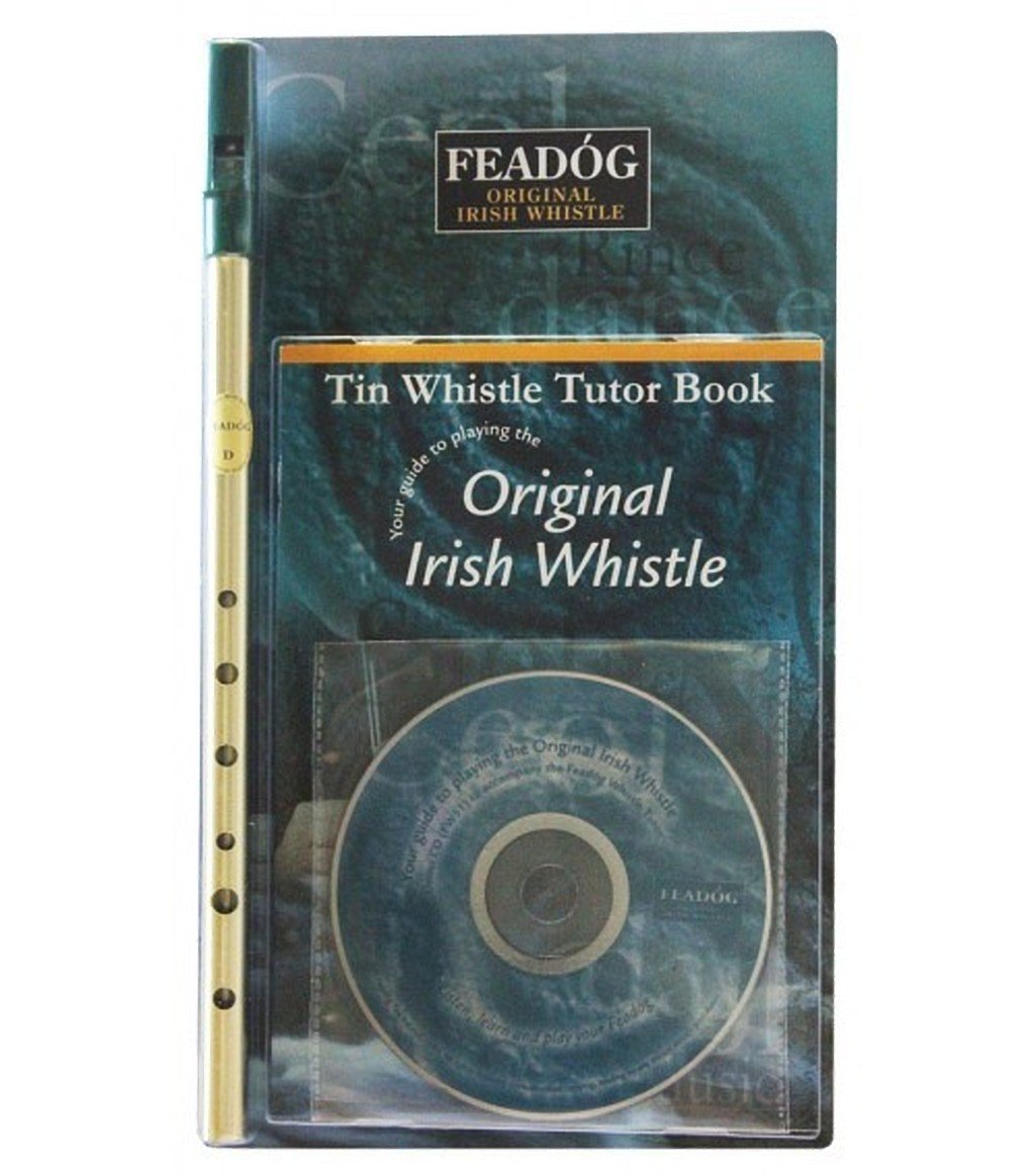 Feadog Triple Pack - Original Irish Whistle, Book, & CD