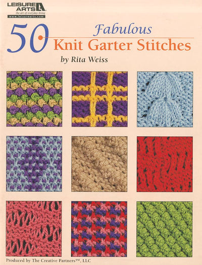 50 Fabulous Knit Garter Stitches by Weiss, Rita