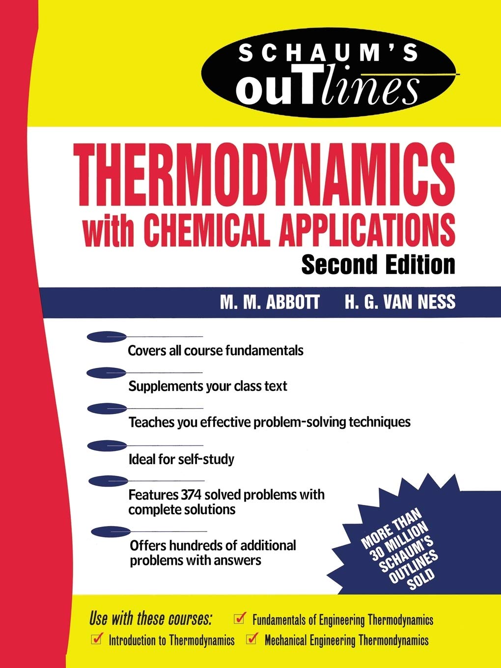 Schaum's Outline of Thermodynamics With Chemical Applications (Schaum's Outline Series)