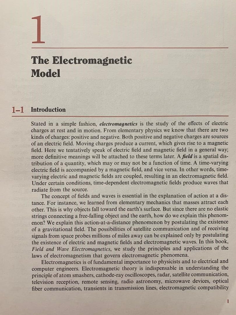 Field and Wave Electromagnetics