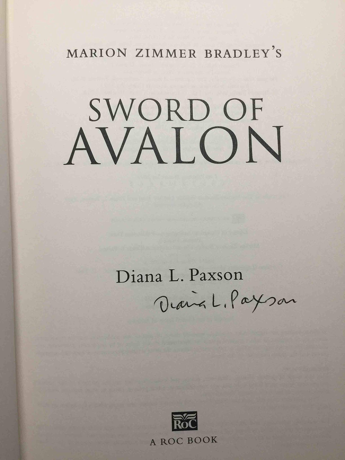 Marion Zimmer Bradley's Sword of Avalon
