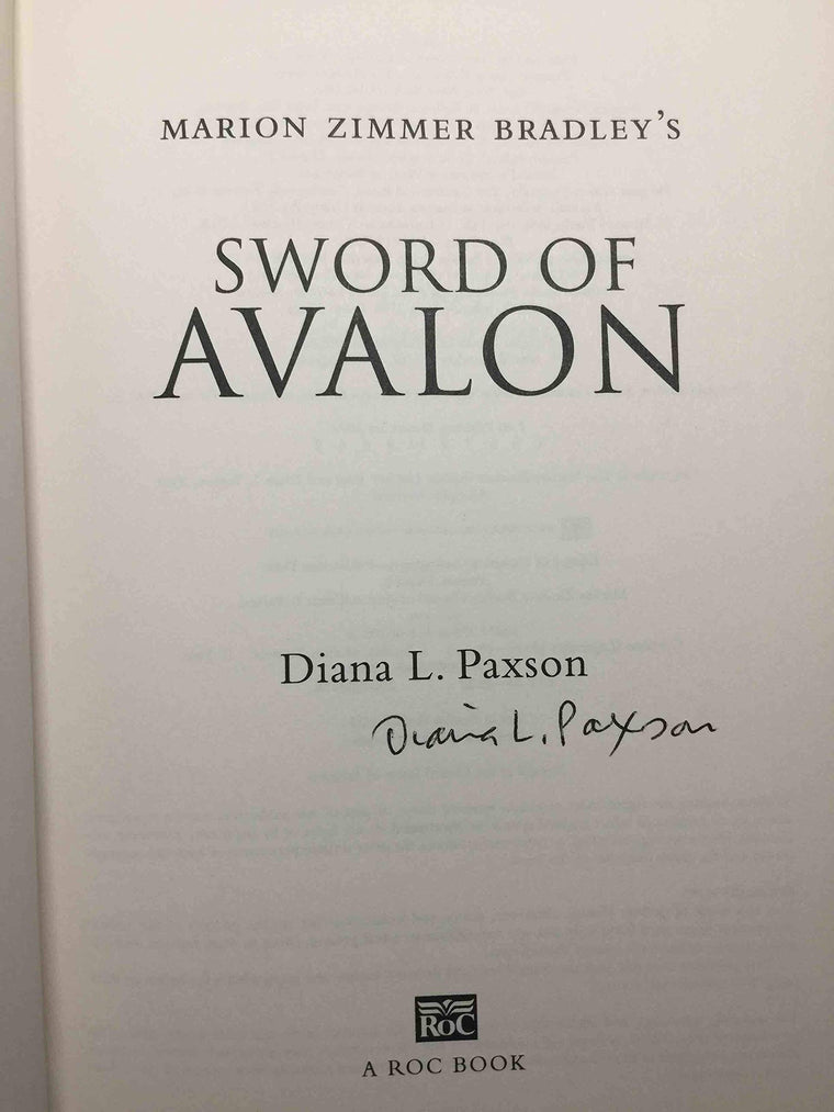 Marion Zimmer Bradley's Sword of Avalon — back cover