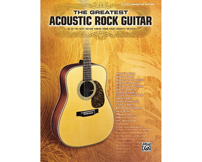The Greatest Acoustic Rock Guitar by Alfred Music