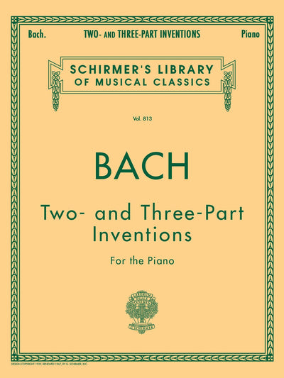 Two- and Three-Part Inventions: Piano Solo