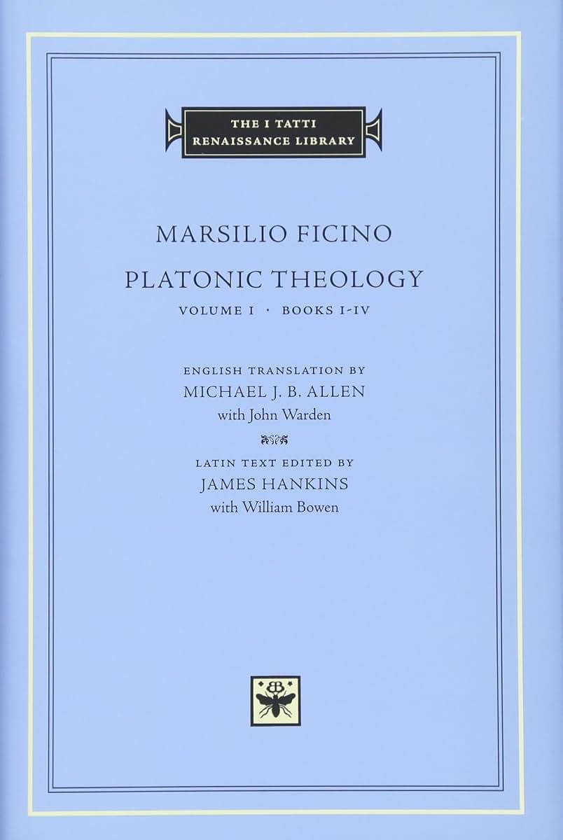 Platonic Theology, Volume 1: Books I-IV (The I Tatti Renaissance Library)