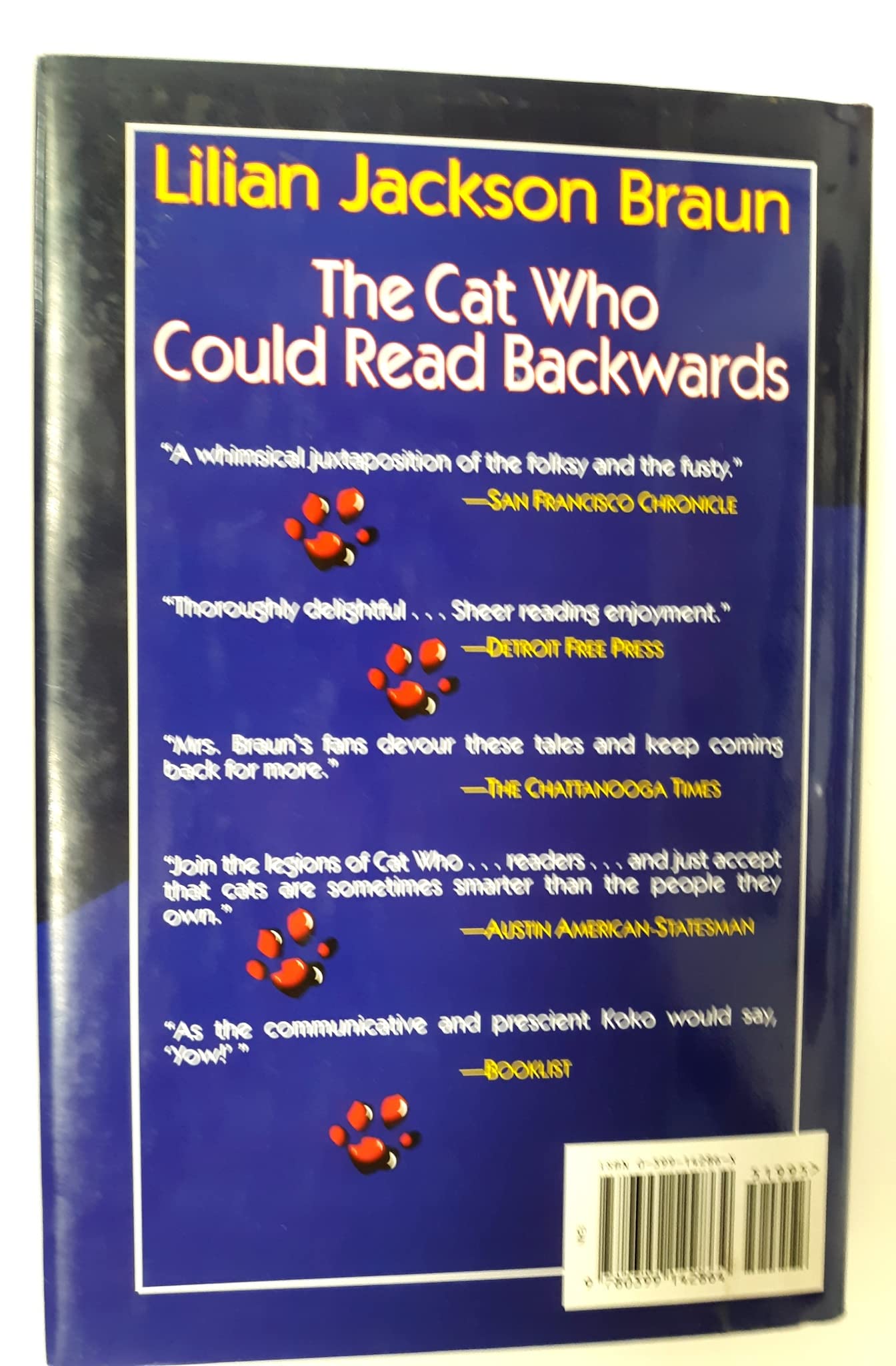 The Cat Who Could Read Backwards by Braun, Lilian Jackson