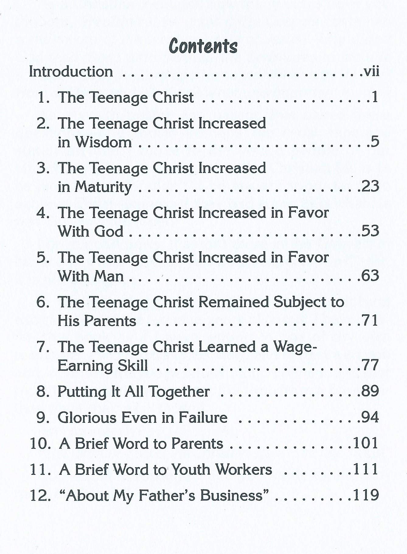 The Teenage Years of Jesus Christ by Jerry L. Ross