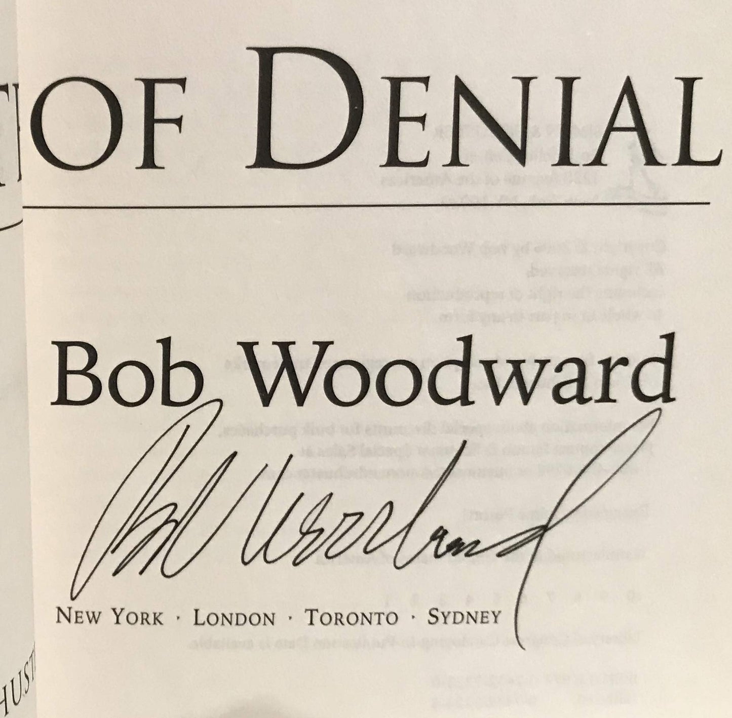 State of Denial: Bush at War, Part III by Woodward, Bob