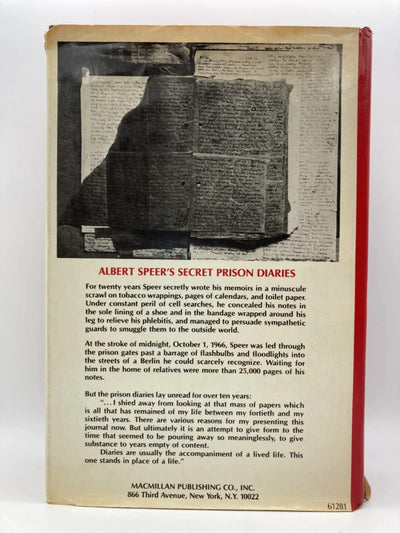 Spandau: The Secret Diaries by Albert Speer