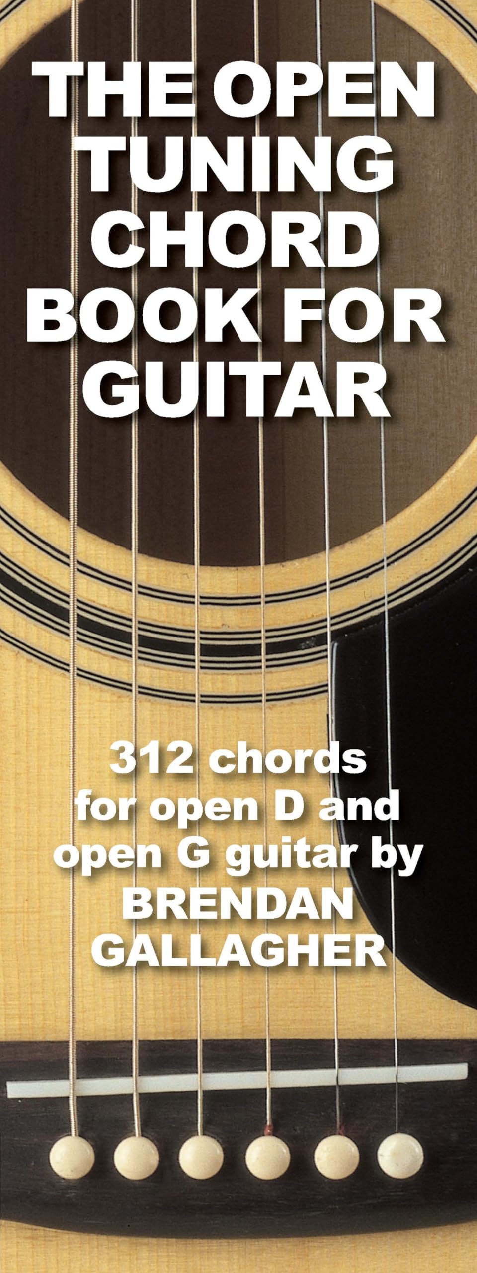 Brendan Gallagher - The Open Tuning Chord Book for Guitar 312 Chords for Open D and Open G Guitar Sheet Music Music Sales America Softcover Songbook for Beginners and Advanced Players