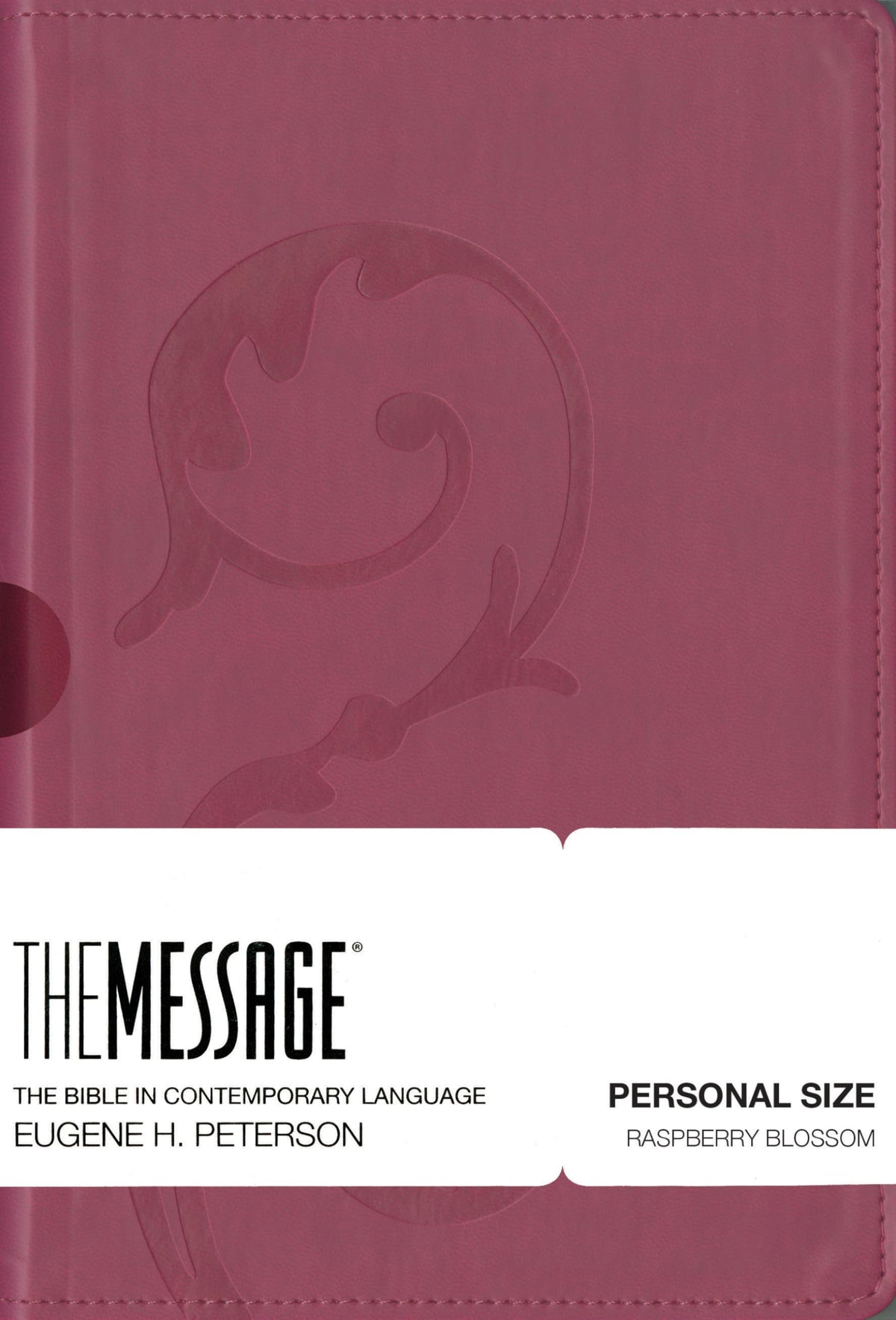 The Message Personal Size (Leather-Look, Raspberry Blossom): The Bible in Contemporary Language