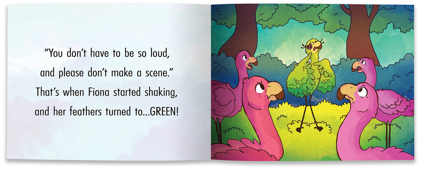 Fiona Flamingo - Childrens Emotions Book that Teaches Emotional Intelligence & How To Identify, Label, and Manage Feelings - Best Toddler Books That Grows Social Skills For Kids