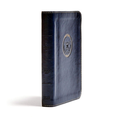 CSB Military Bible, Navy Blue LeatherTouch, Red Letter, Presentation Page, Articles, Study Helps, Prayers, Full-Color Maps, Easy-to-Read Bible Serif Type