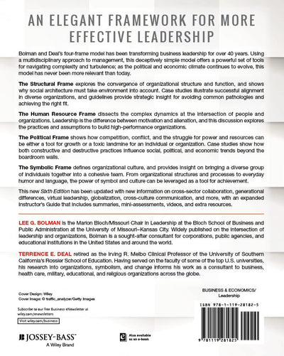 Reframing Organizations: Artistry, Choice, and Leadership