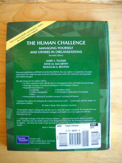 Human Challenge, The: Managing Yourself and Others in Organizations