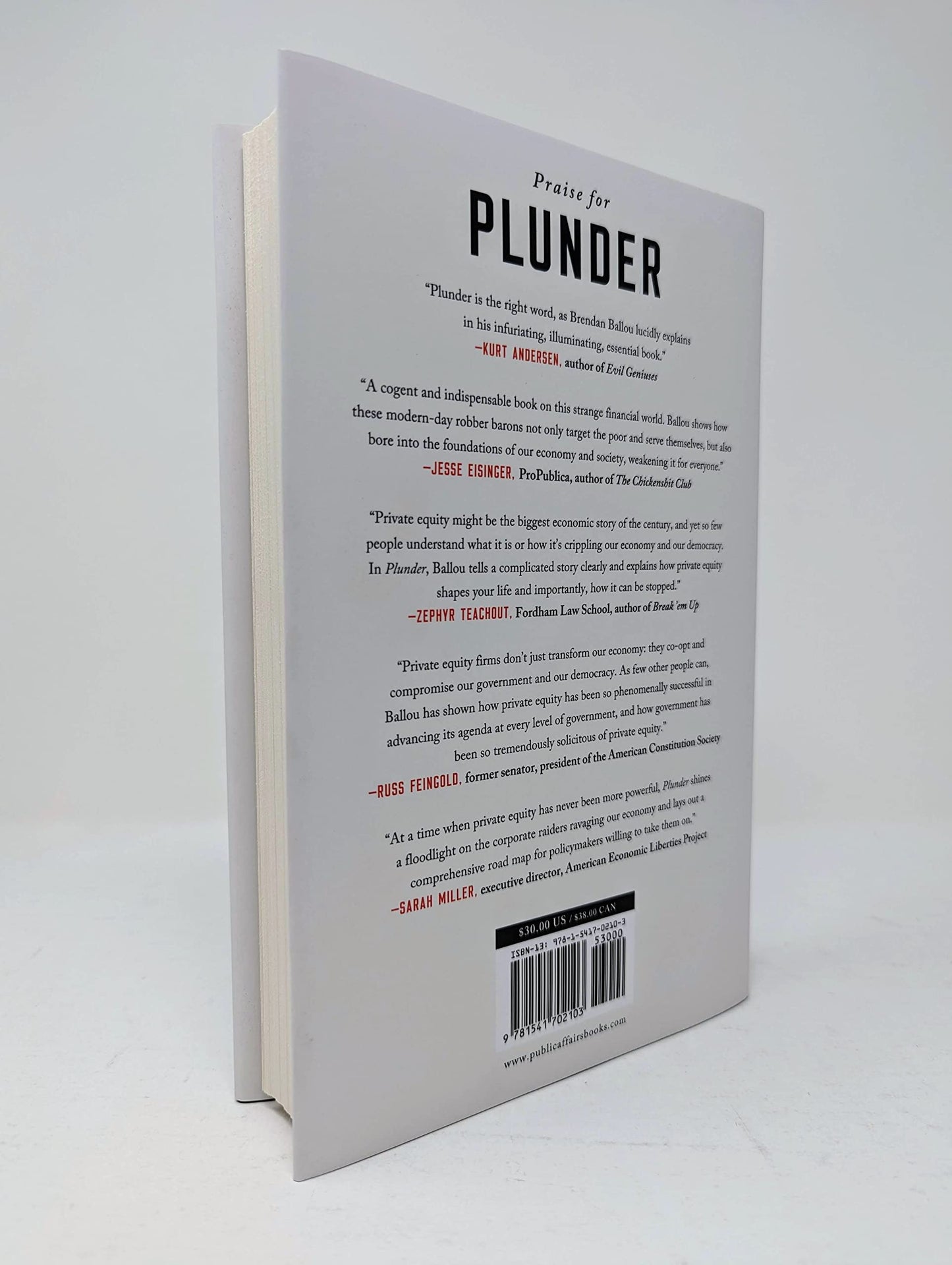 Plunder: Private Equity's Plan to Pillage America