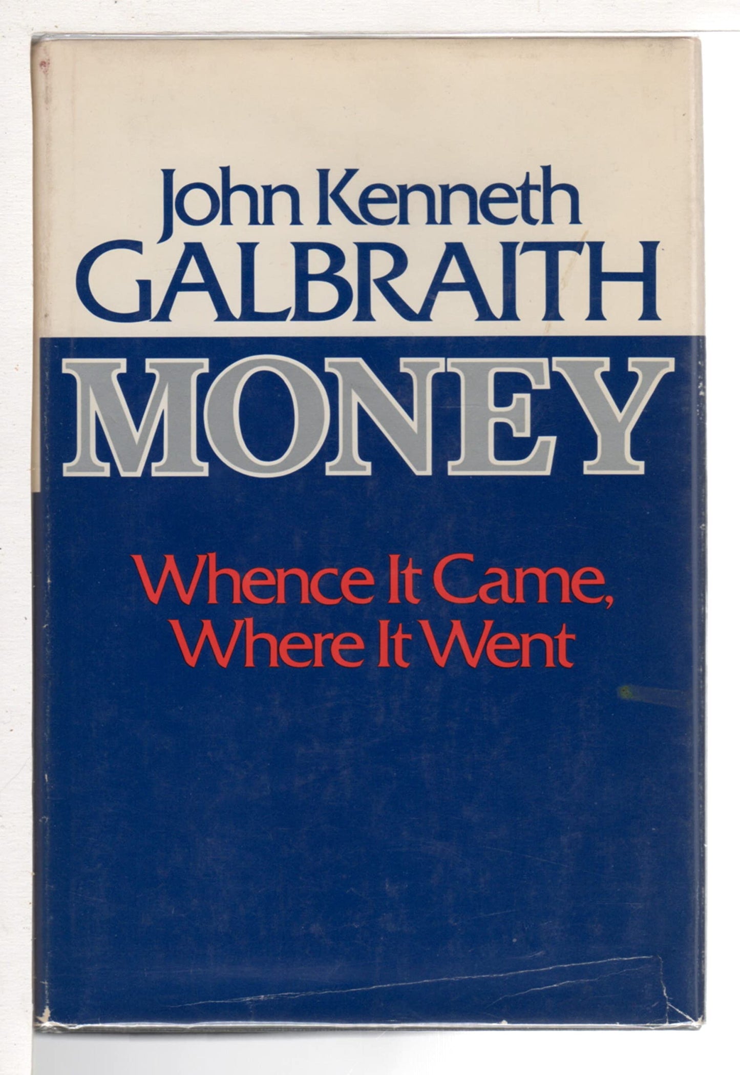 Money: Whence It Came, Where It Went by Galbraith, John Kenn